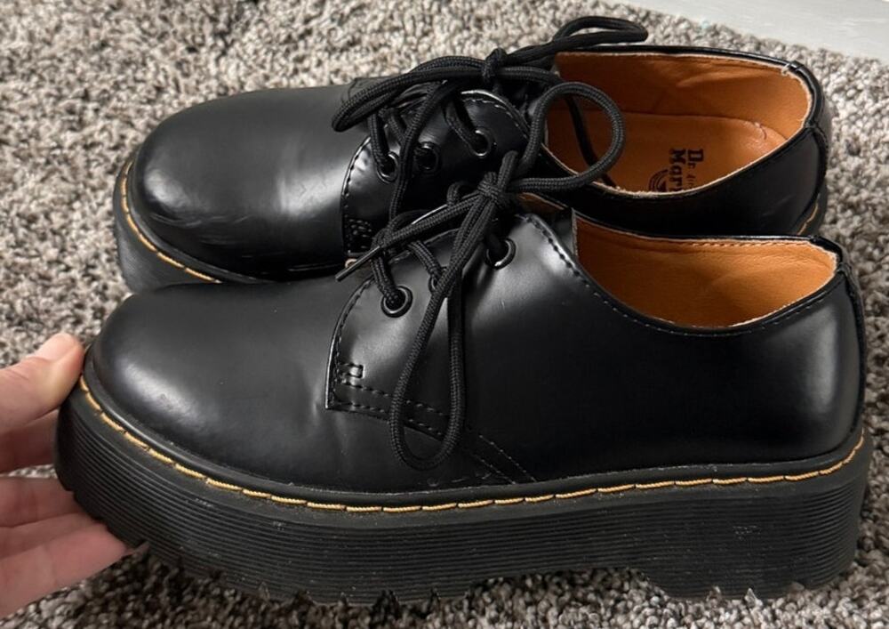 Dr. Martens 1461 Quad Retro Platform shoes women's size 7.5